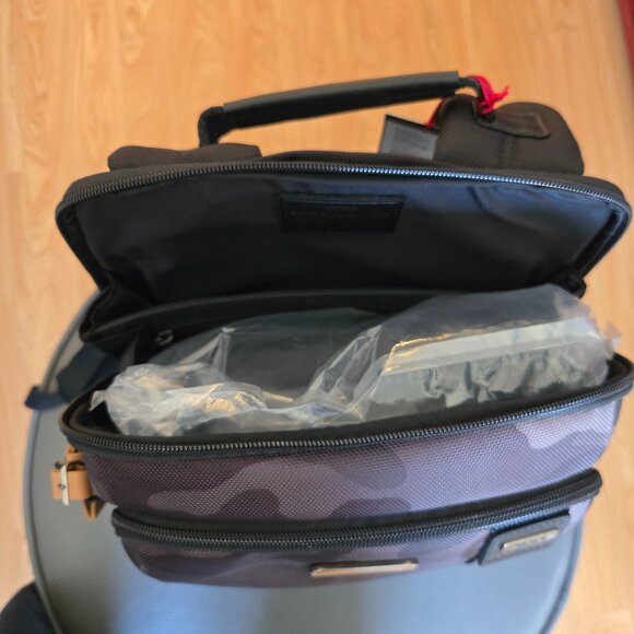 TUMI Parrish Laptop Backpack Ballistic Nylon Leather Khaki Camo (Unisex) - Picture 14 of 16